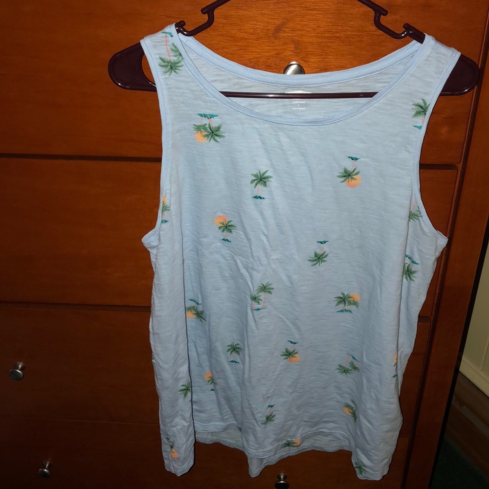 Old Navy ladies palm tree tank